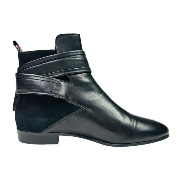 IRO Omel Black Leather Bootie - Size 40 (8.5US) - $450 Retail - Picture 4 of 10